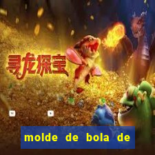 molde de bola de futebol para imprimir